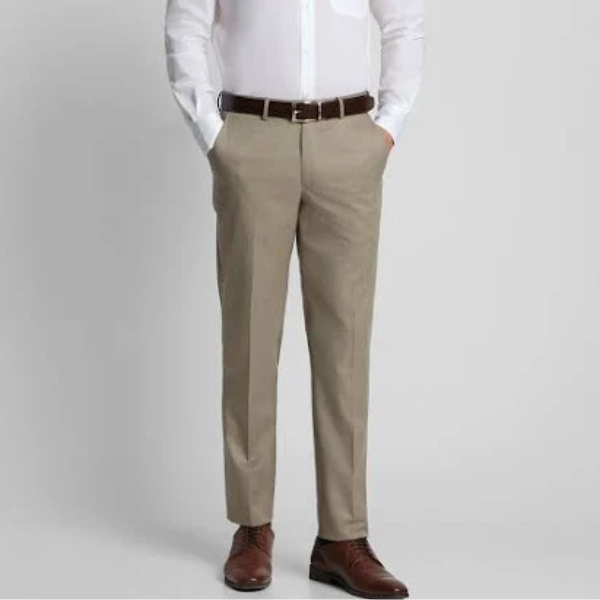 Peter England Men’s Slim Fit Formal Trousers