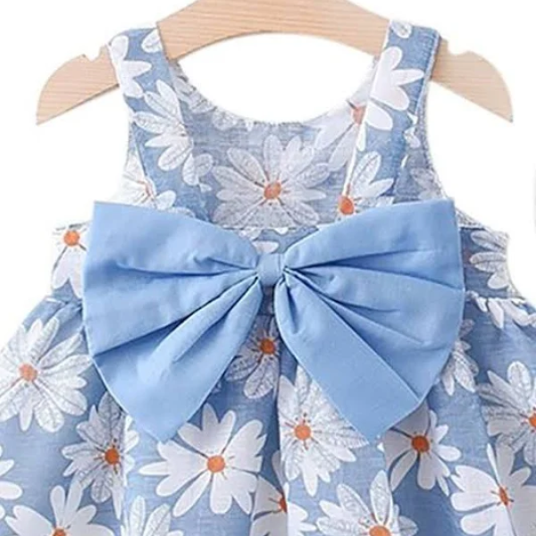 Revolte Floral Printed Choker Neck A-Line Mini Dress