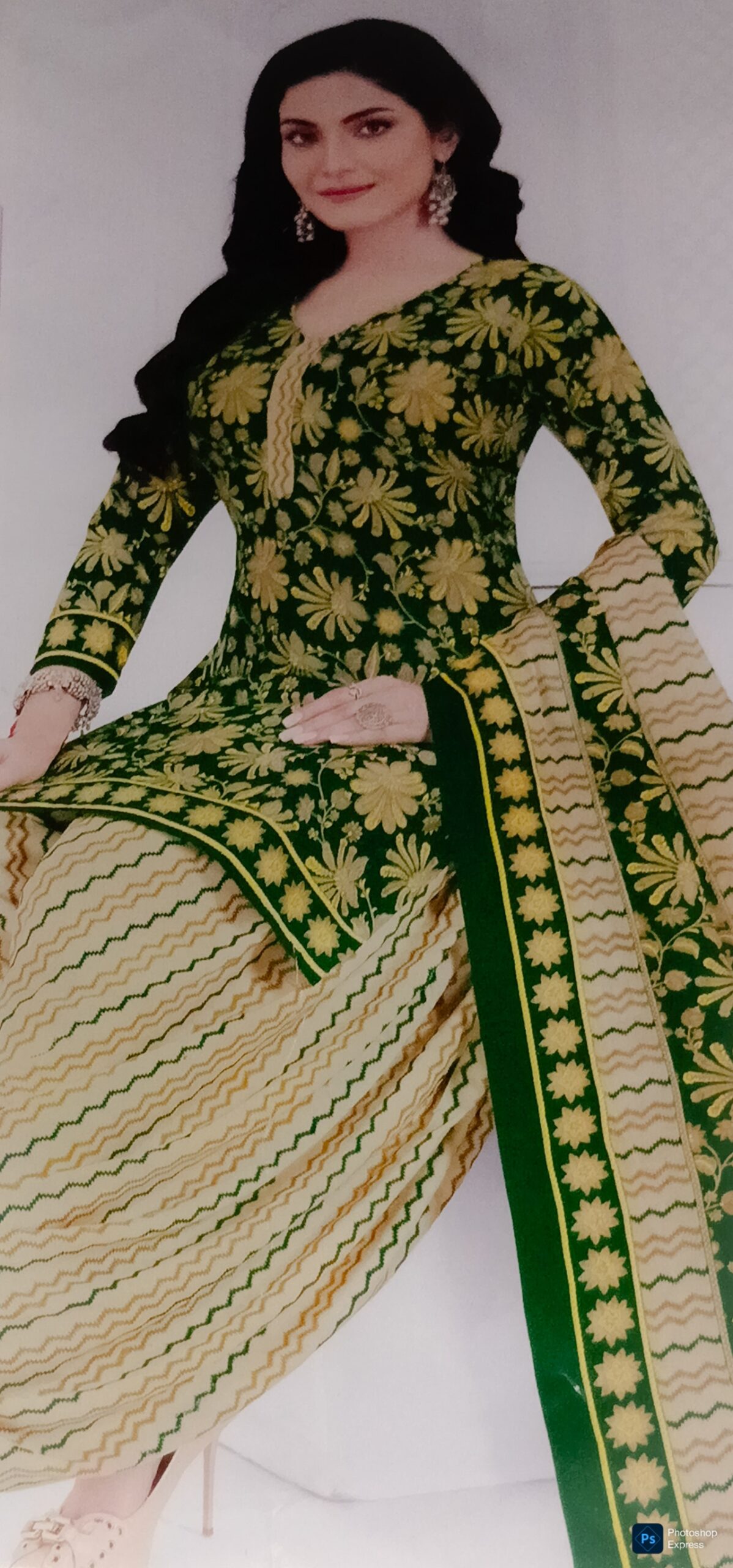 Pushpa cotton printed shut 3pic